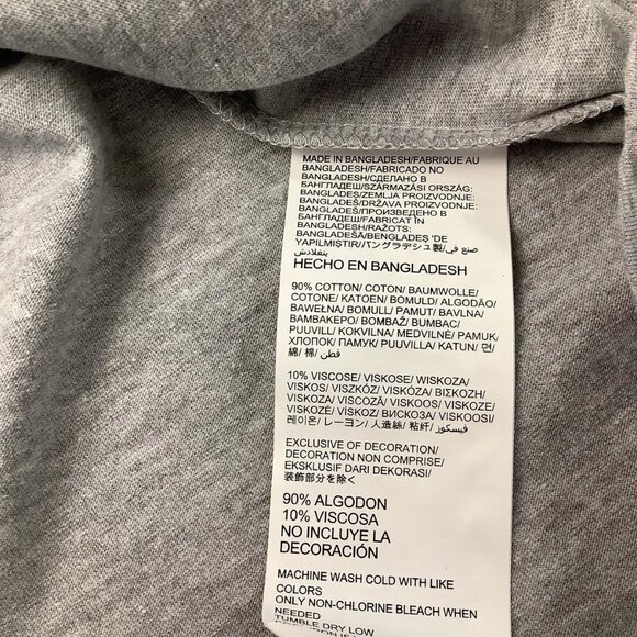 NWT Notre Dame Fighting Irish Logo Short Sleeve Tee Mens Size Small Gray - Picture 7 of 8